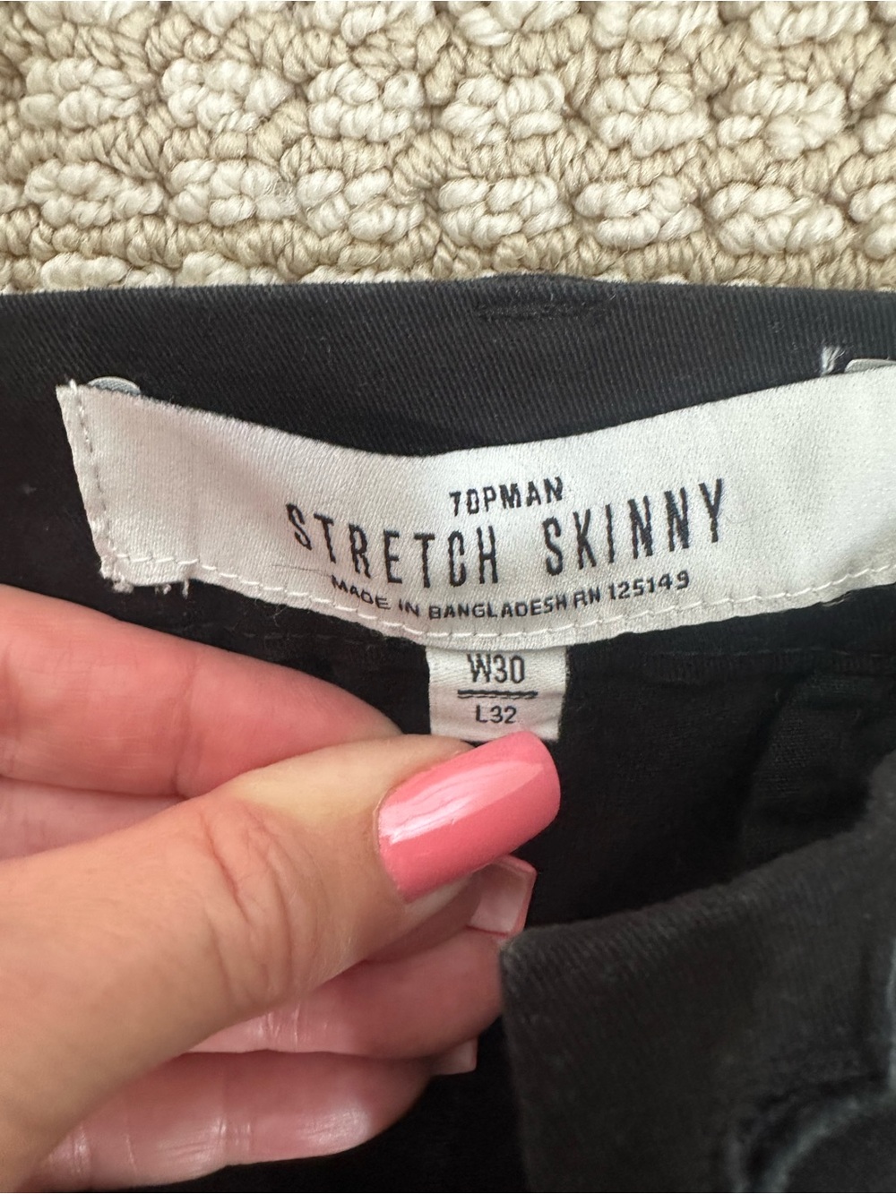 Topman Black Slim Chinos - Picture 5 of 6
